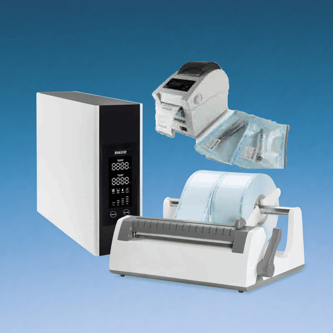 Autoklaw SIGER i akcesoria do sterylizacji w gabinecie stomatologicznym