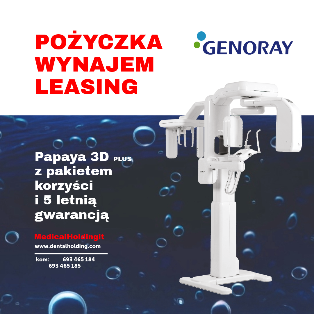Pantomografy, 3D CBCT, rtg, radiowizjografia, unity stomatologiczne, skalery PTA, piaskarki, autoklawy, sterylizacja, skanery, implanty, biomateriały