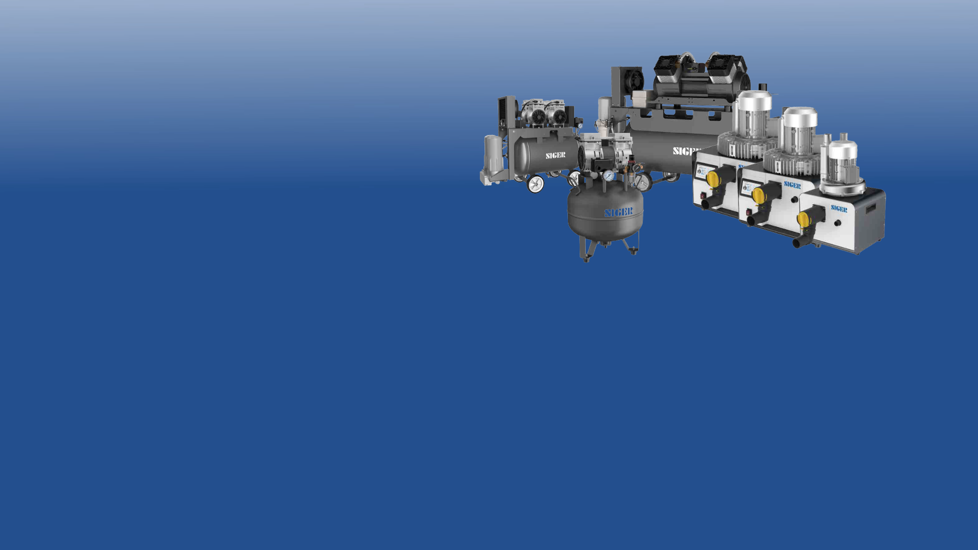 SIGER – kompresory i pompy ssące dla gabinetów stomatologicznych