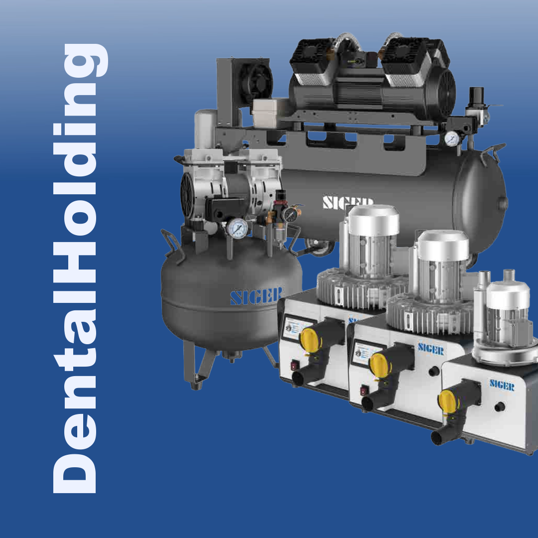 Pompy ssaka i kompresory stomatologiczne SIGER – systemy ssące do gabinetu