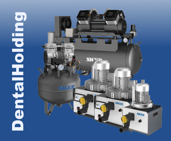 Kompresory i pompy ssące serce gabinetu