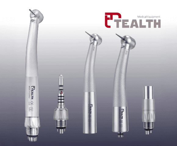 Końcówki turbinowe TEALTH ze światłem i szybkozłączką