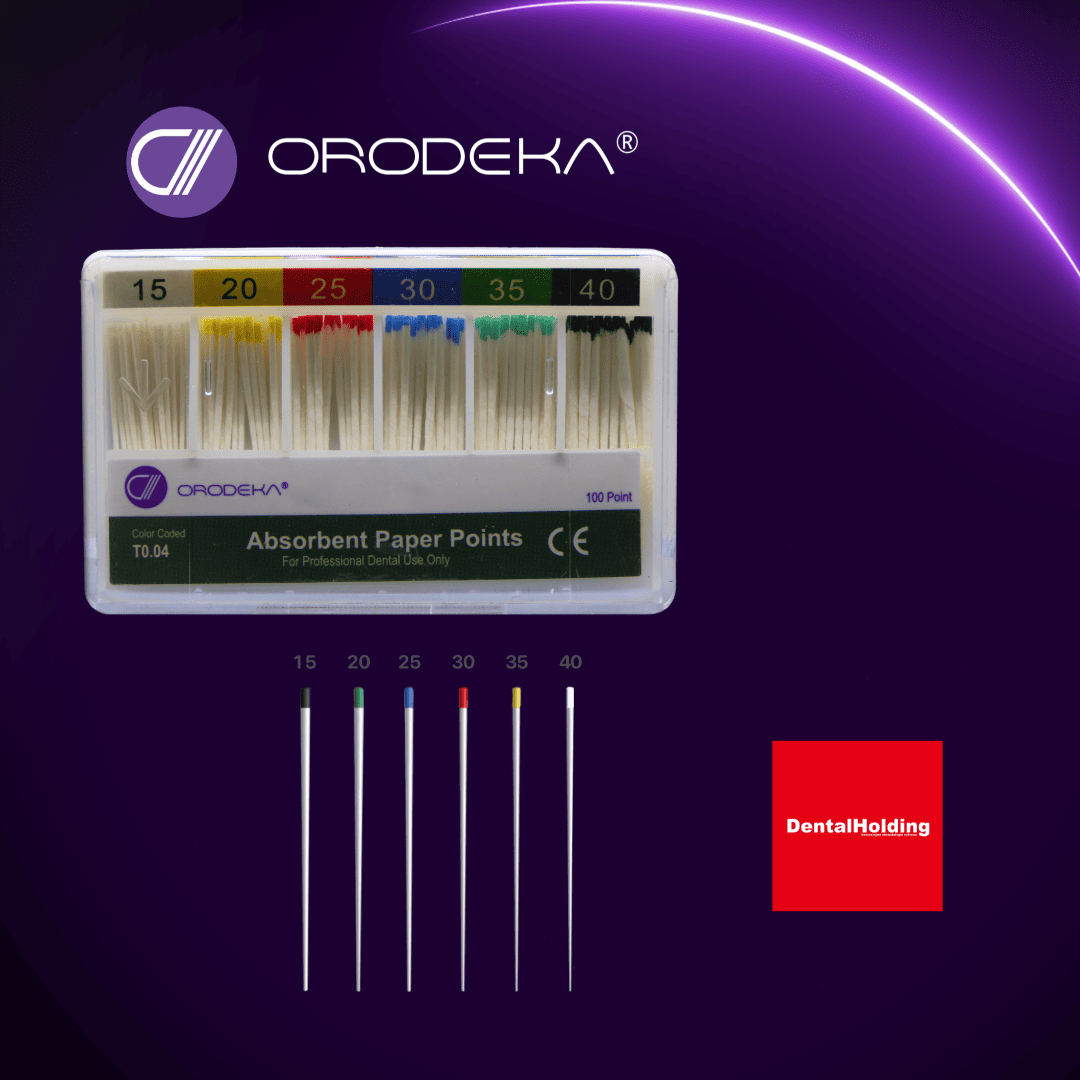 Sączki papierowe ORODEKA – osuszanie kanałów korzeniowych