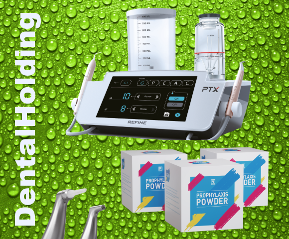 PTX – system do profilaktyki. Skaler z piaskarką PTX marki Refine
