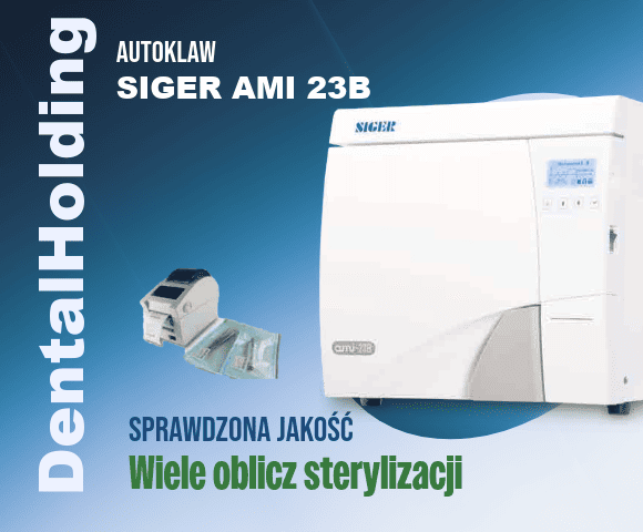 Autoklaw SIGER AMI 23B do gabinetów stomatologicznych klasy B