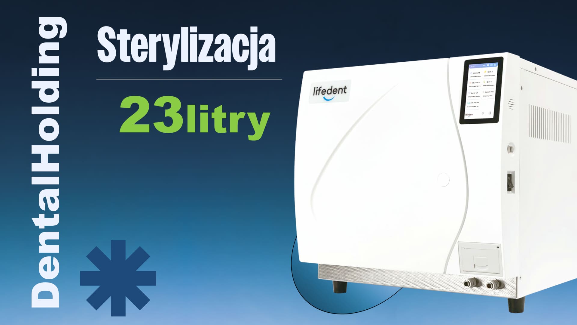 Autoklaw LIFEDENT - model 23 litry