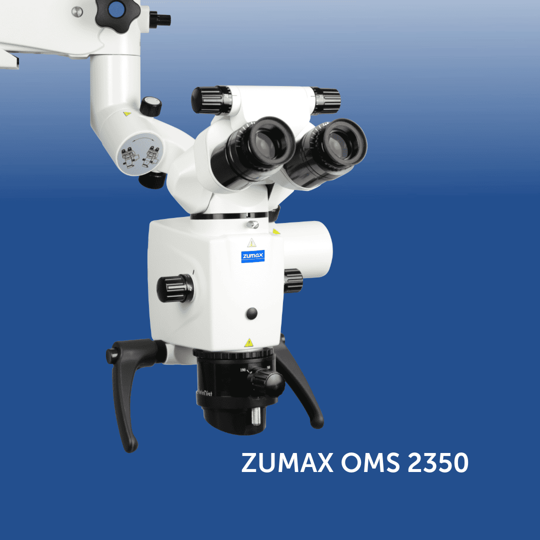 Mikroskop stomatologiczny ZUMAX OMS 2350 – precyzyjna optyka, oświetlenie LED i ergonomiczna konstrukcja do pracy w powiększeniu
