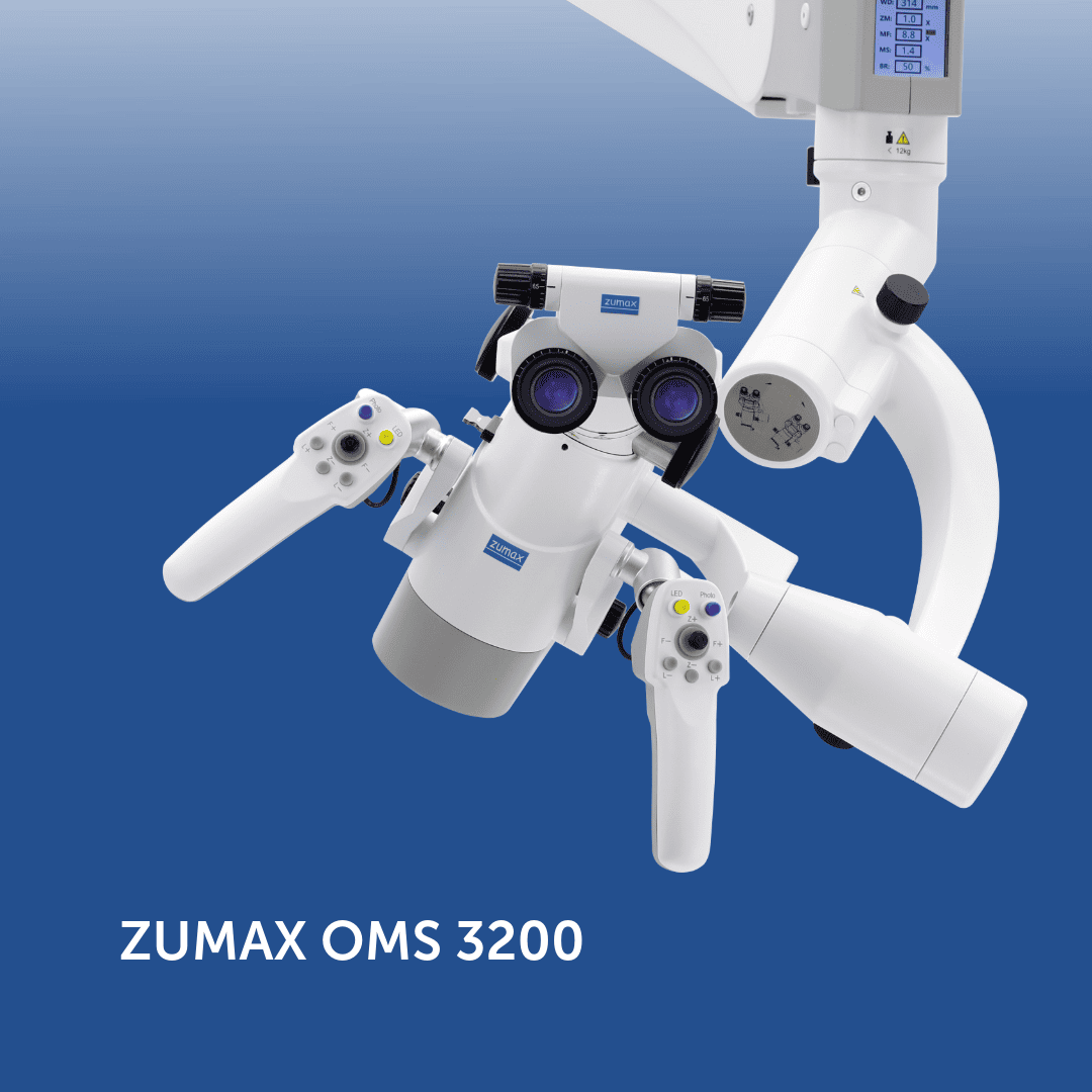 Mikroskop stomatologiczny ZUMAX OMS 3200 – zaawansowana optyka, stabilne ramię i oświetlenie LED do precyzyjnych zabiegów