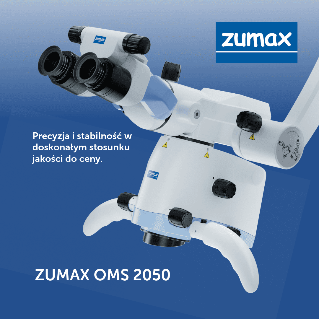 Mikroskop stomatologiczny ZUMAX OMS 2050 – precyzja i stabilność, doskonały stosunek jakości do ceny