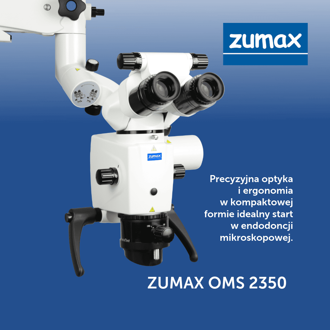 Mikroskop stomatologiczny ZUMAX OMS 2350 – precyzyjna optyka i ergonomia, idealny start w endodoncji mikroskopowej