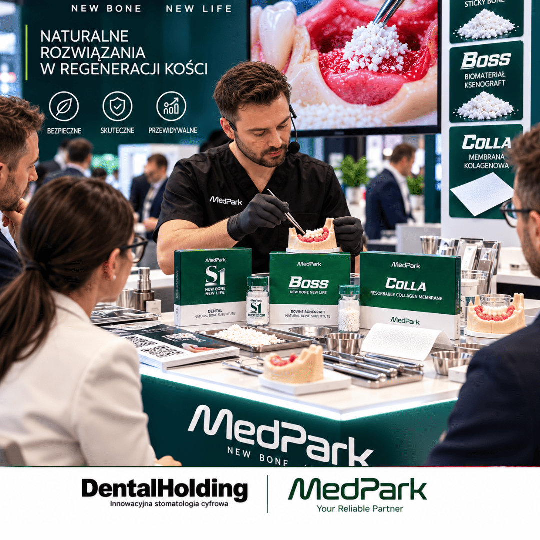 Demonstracja zastosowania biomateriałów MEDPARK w gabinecie stomatologicznym