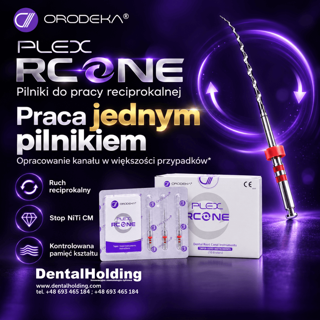 Orodeka RC-ONE – pilniki NiTi CM do pracy reciprokalnej