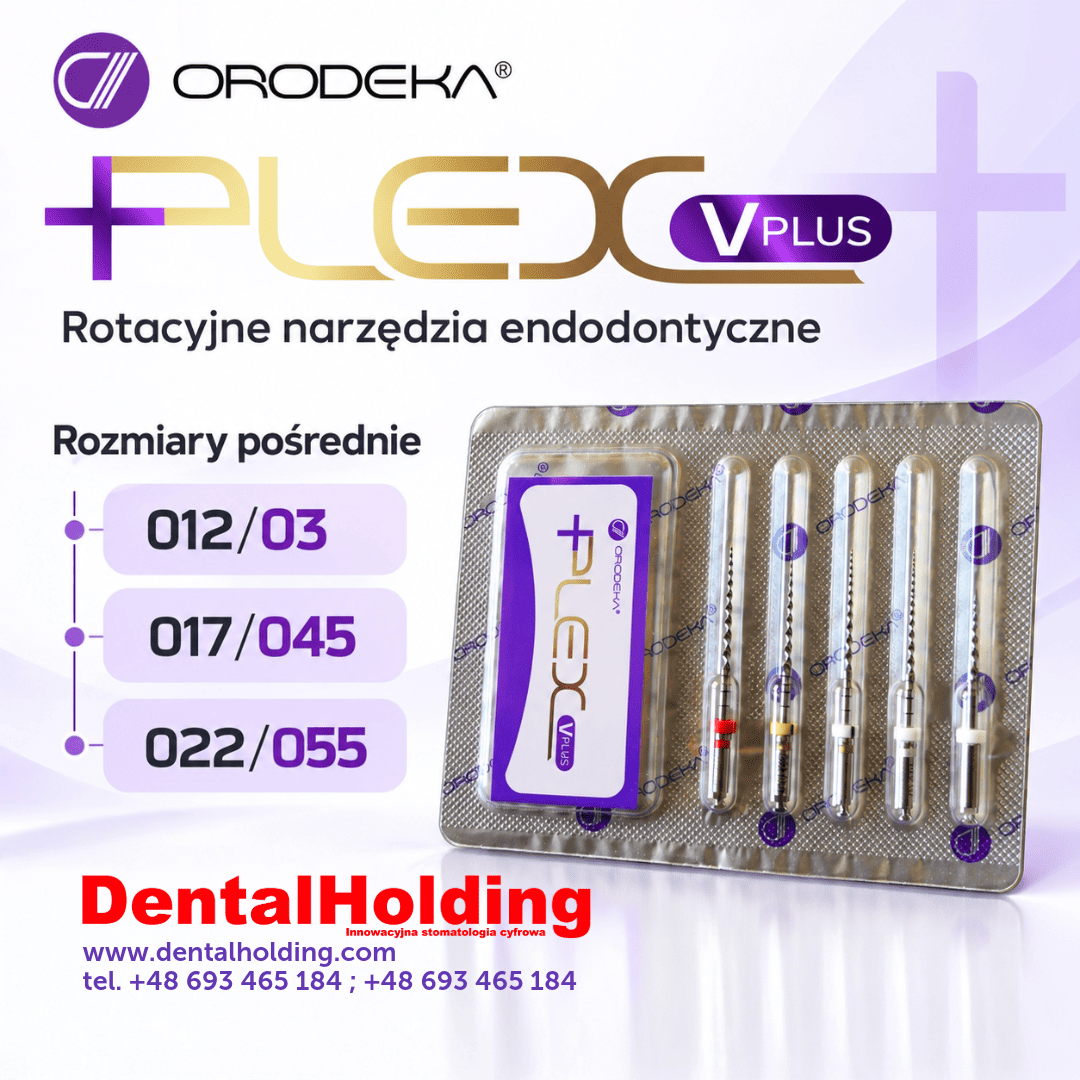 Orodeka PLEX-V PLUS – rozmiary pośrednie 012/03, 017/045 i 022/055